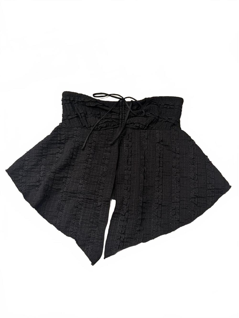 Urban Outfitters Black Handkerchief Hem Tube Top Size S